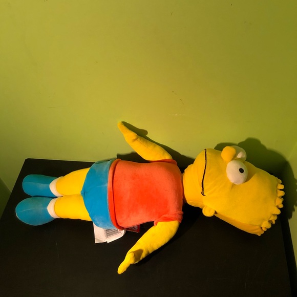 🛹 THE SIMPSONS JUMBO BART SIMPSON PLUSH TOY 27 INCHES 🛹 - Picture 3 of 7